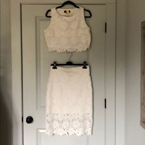 White Two-piece Lulu’s Dress